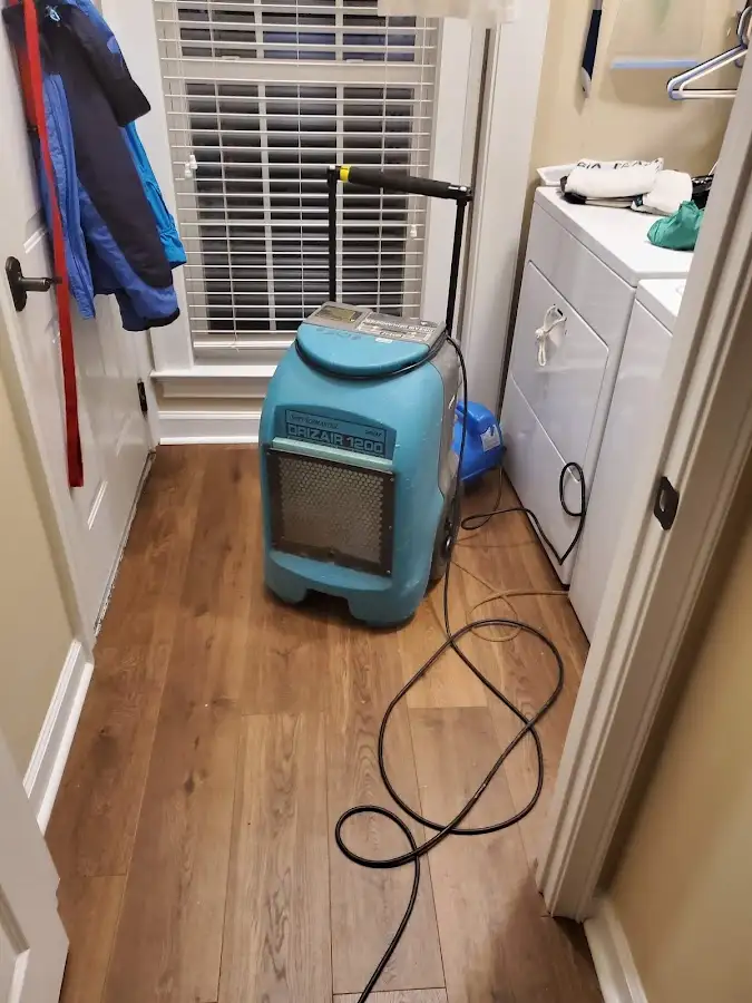Commercial dehumidifier deployed for Crawl Space Restoration in Highland